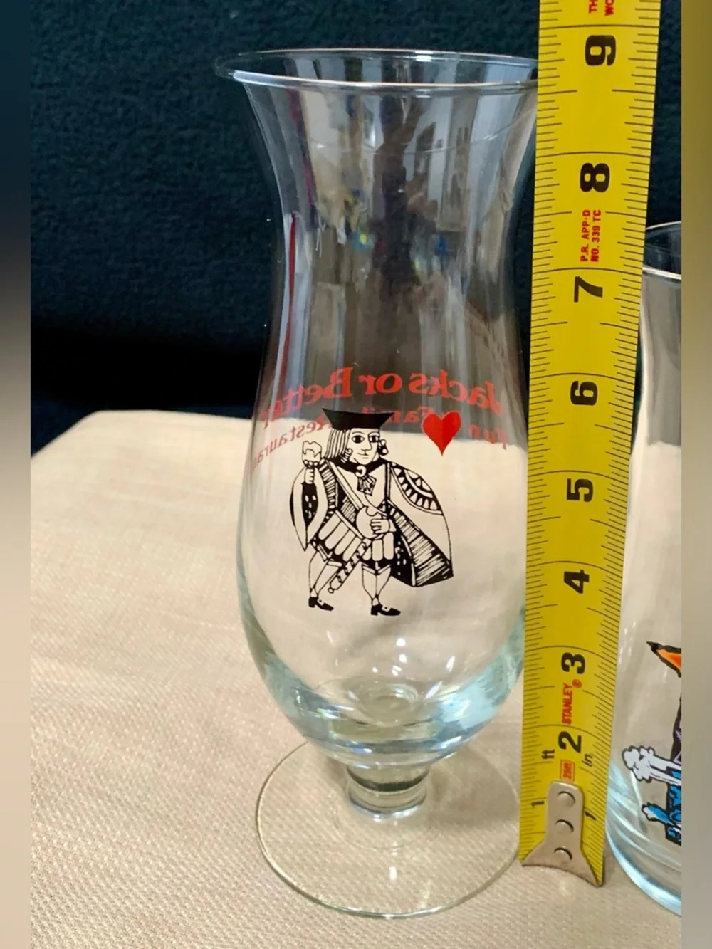 🔍Vintage Beer & Restaurant Glasses (4) Piece Bundle